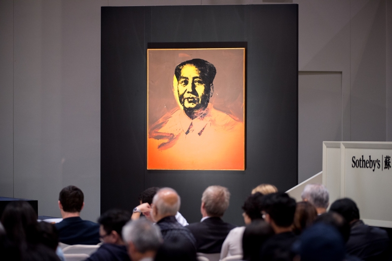 Warhol's 'Mao' screen print comes up for action at Sotheby's