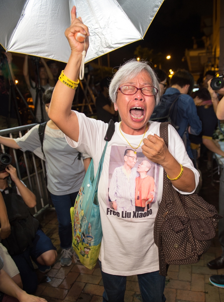 Death in China of Liu Xiaobo leads to Hong Kong protest